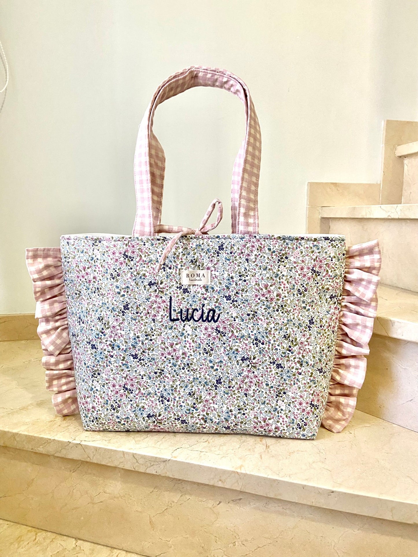 BOLSO VOLANTES - personalizado ¡Combínalo a tu gusto! hecho artesanalmente en España.