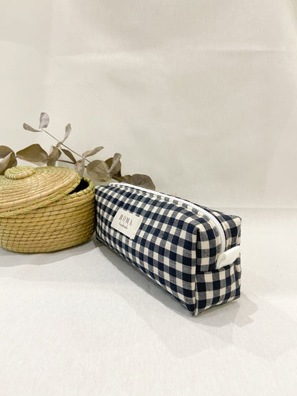 Estuche VICHY NEGRO hecho artesanalmente en España.