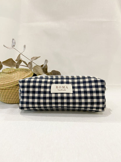 Estuche VICHY NEGRO hecho artesanalmente en España.