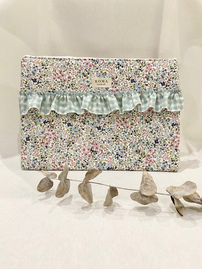 Funda ordenador o tablet PENELOPE + VOLANTE hecho artesanalmente en España.