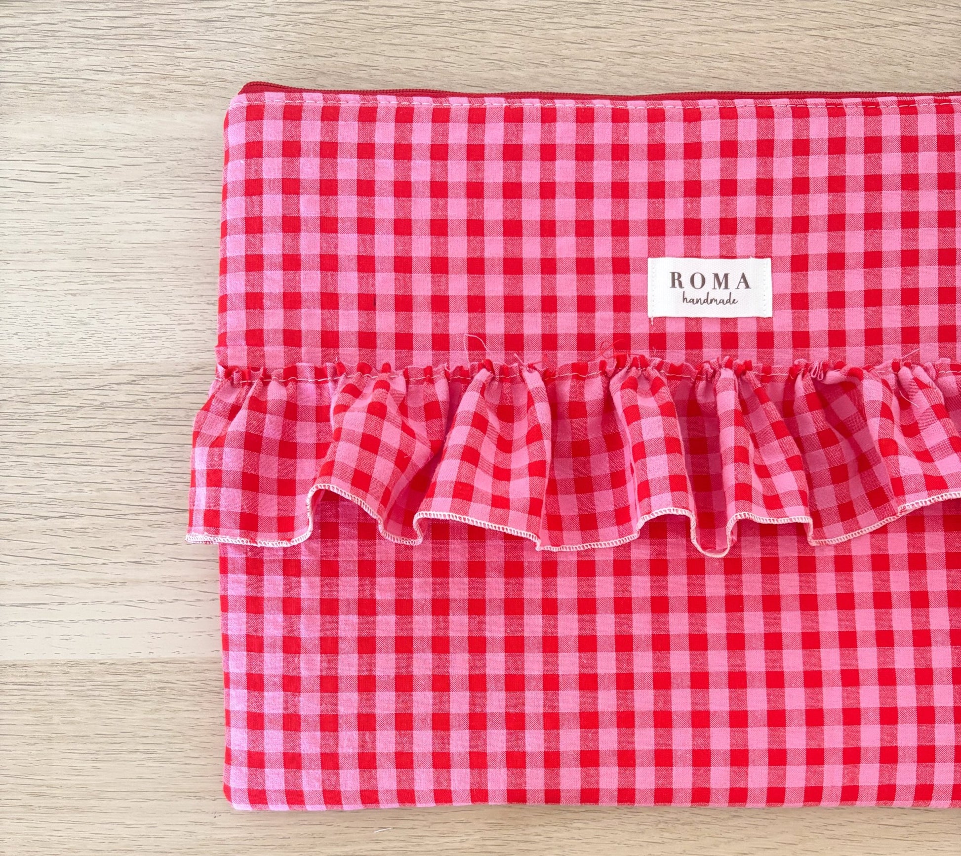 Funda ordenador o tablet VICHY FRESITA + FRESITA hecho artesanalmente en España.