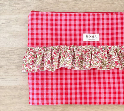 Funda ordenador o tablet VICHY FRESITA + ZOE hecho artesanalmente en España.