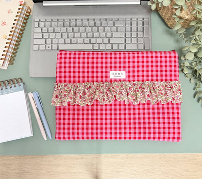 Funda ordenador o tablet VICHY FRESITA + ZOE hecho artesanalmente en España.