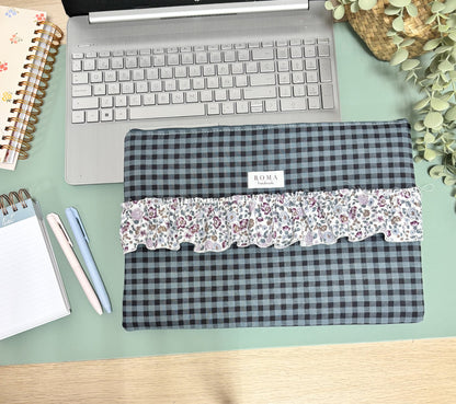 Funda ordenador o tablet VICHY MARINO + EMMA hecho artesanalmente en España.