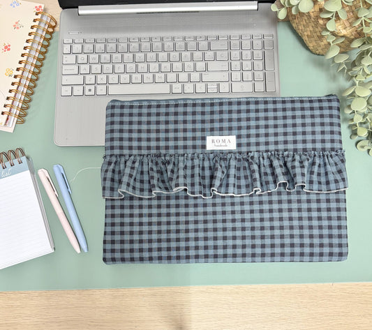 Funda ordenador o tablet VICHY MARINO + MARINO hecho artesanalmente en España.