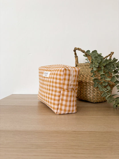 Neceser VICHY CARAMELO hecho artesanalmente en España.