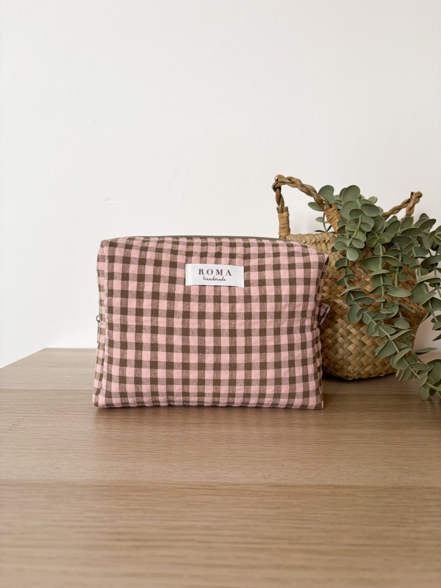 Neceser VICHY CHOCOLATE hecho artesanalmente en España.