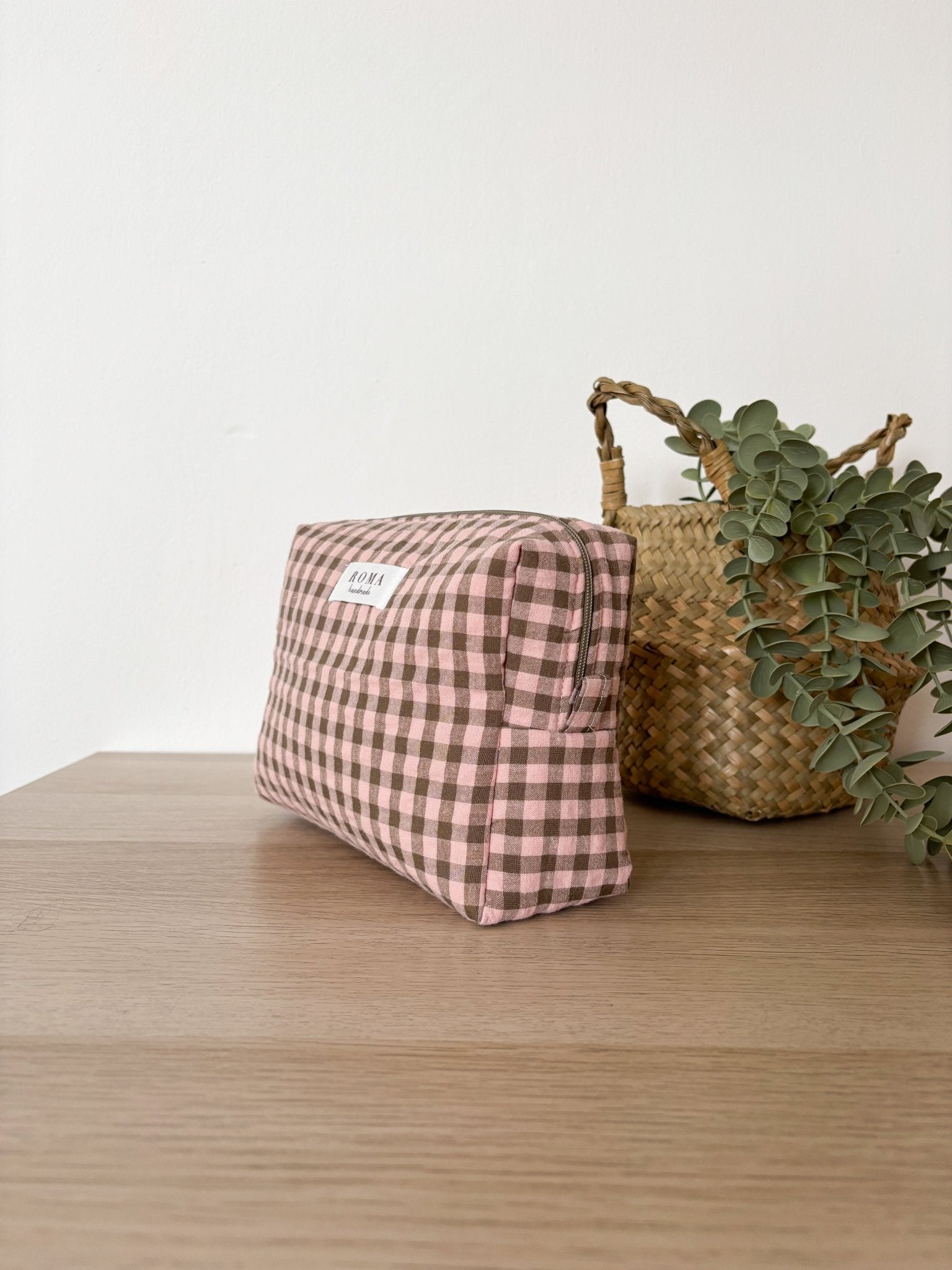 Neceser VICHY CHOCOLATE hecho artesanalmente en España.