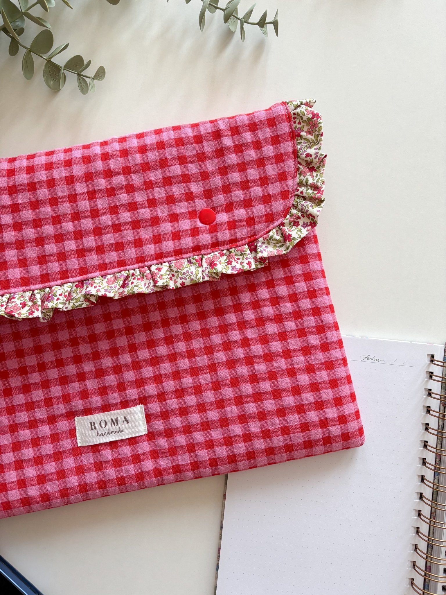 Portadocumentos VICHY FRESA hecho artesanalmente en España.